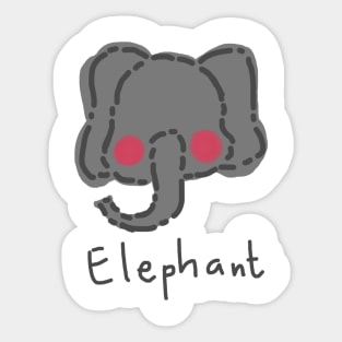 Elephant Sticker